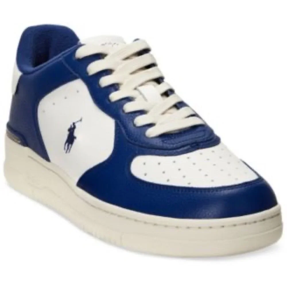NWOB Polo Ralph Lauren Leather Masters Court Leather Sneaker